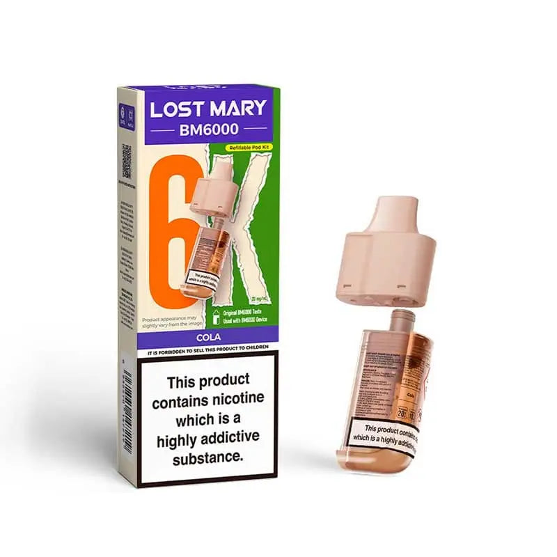Lost Mary BM6000 Refill Pods | Cheapest UK Price | 5 for £20