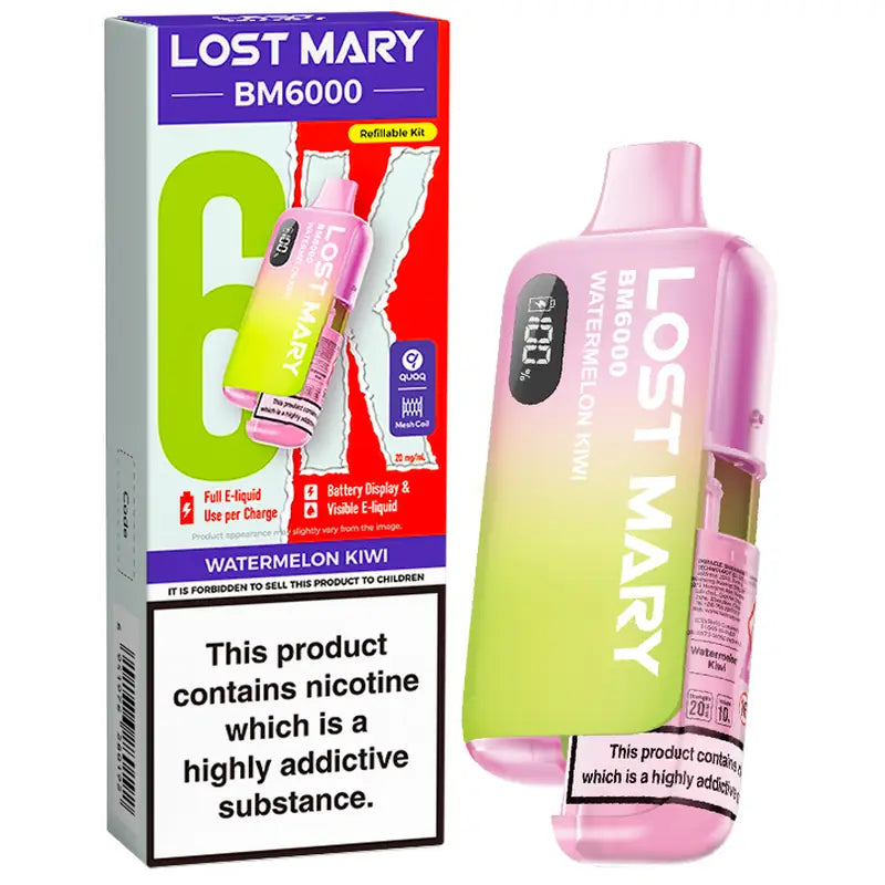 Lost Mary BM6000 Prefilled Pod Vape Kit – 20mg