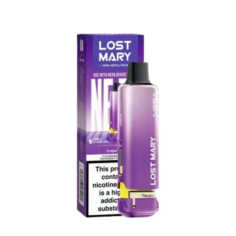 Lost Mary Nera 15K Fullview Grape Ice 20mg prefilled replacement pod