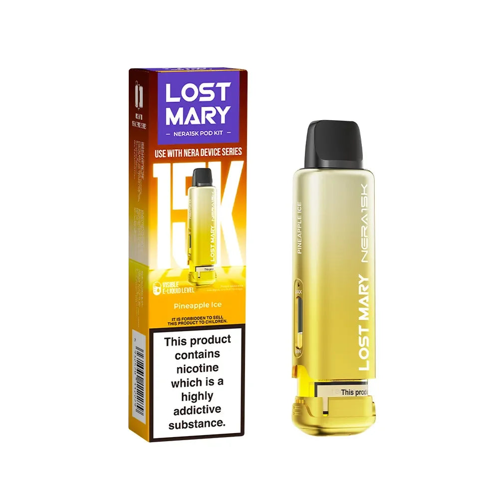 Lost Mary Nera 15K Fullview Pineapple Ice 20mg prefilled replacement pod