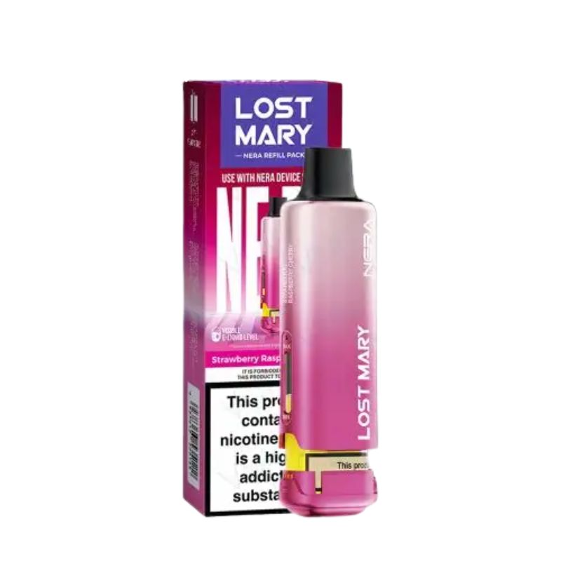 Lost Mary Nera 15K Fullview Strawberry Raspberry Cherry 20mg prefilled replacement pod