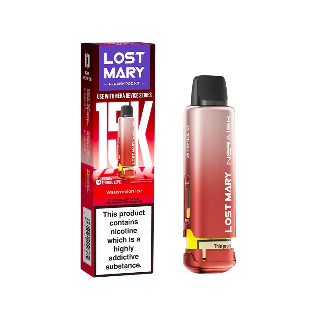 Lost Mary Nera 15K Fullview Watermelon Ice 20mg prefilled replacement pod