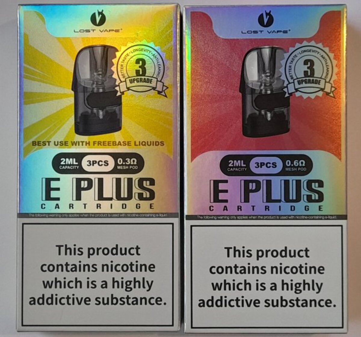Lost Vape Thelema Elite E Plus Refillable Pods 2ml (Pack of 3) sealed product pack