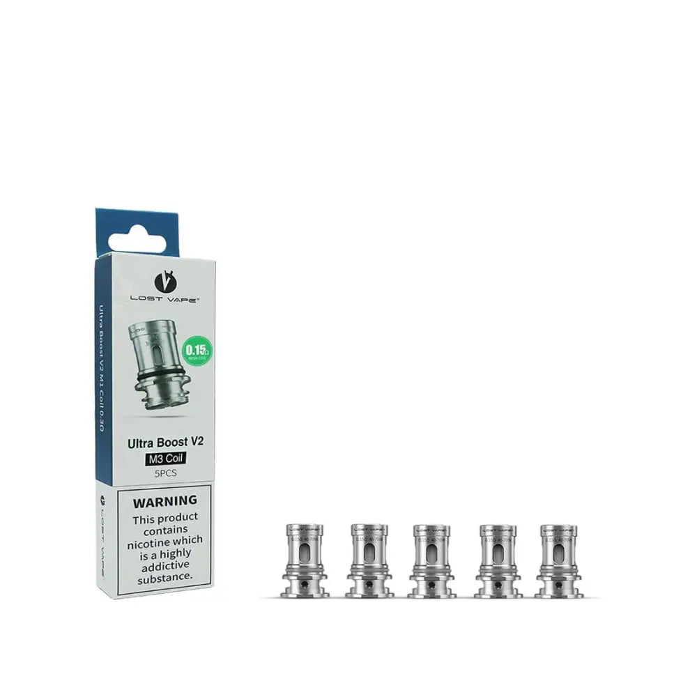 Lost Vape - Ultra Boost V2 Coils M3 0.15ohm - Pack of 5