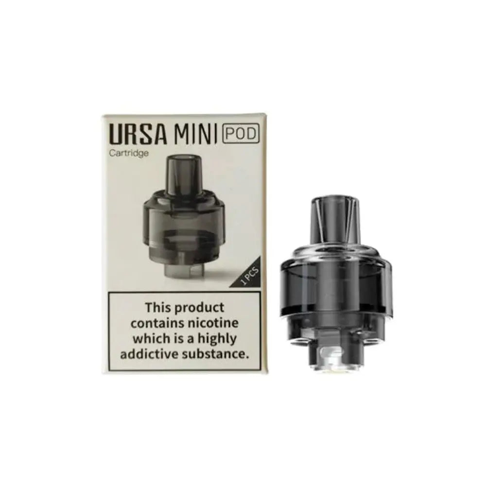 Lost Vape - Ursa Mini Replacement Pod - 2ml – retail pod box and pack contents