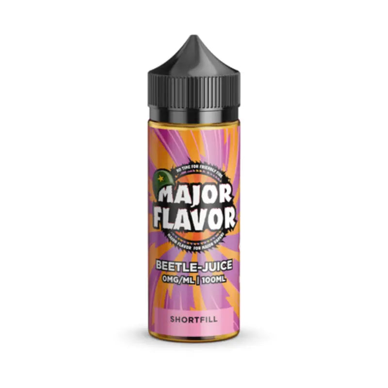 Major Flavour - Beetle Juice Shortfill E-Liquid 100ml - 0mg | 10 for £50