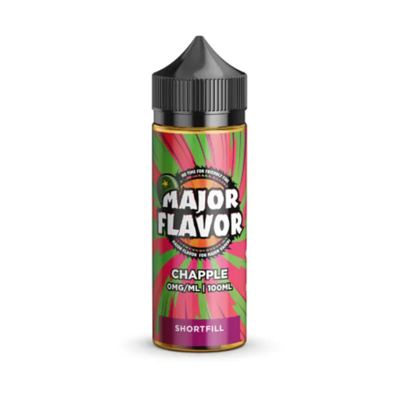 Major Flavour - Reloaded Chapple Shortfill E-Liquid 100ml - 0mg | 10 for £50