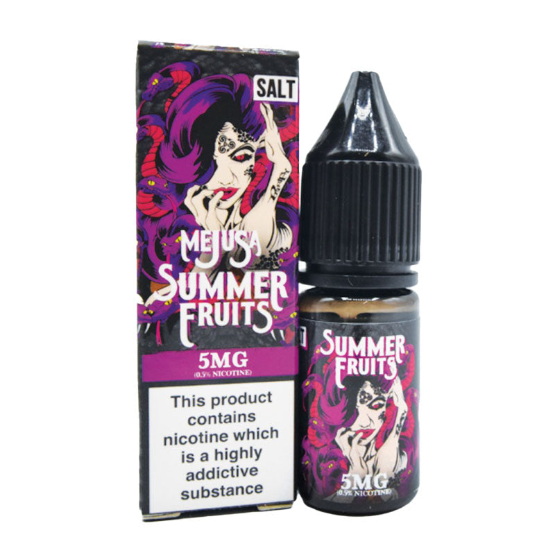 Mejusa Summer Fruits Nic Salt E-Liquid 10ml - 5mg Mejusa Summer Fruits Nic Salt E-Liquid 10ml - 5mg