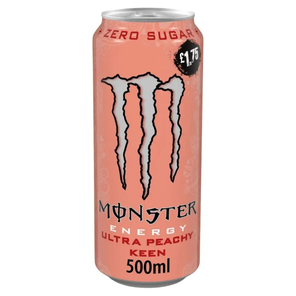 Monster Ultra Peachy Keen Zero Sugar 500ml