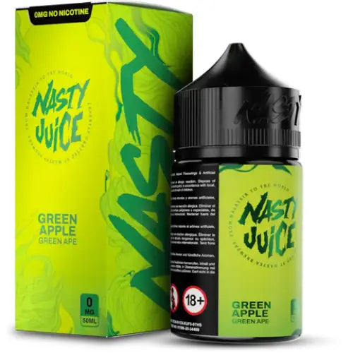 Nasty Juice Green Ape Green Apple 50ml shortfill e-liquid