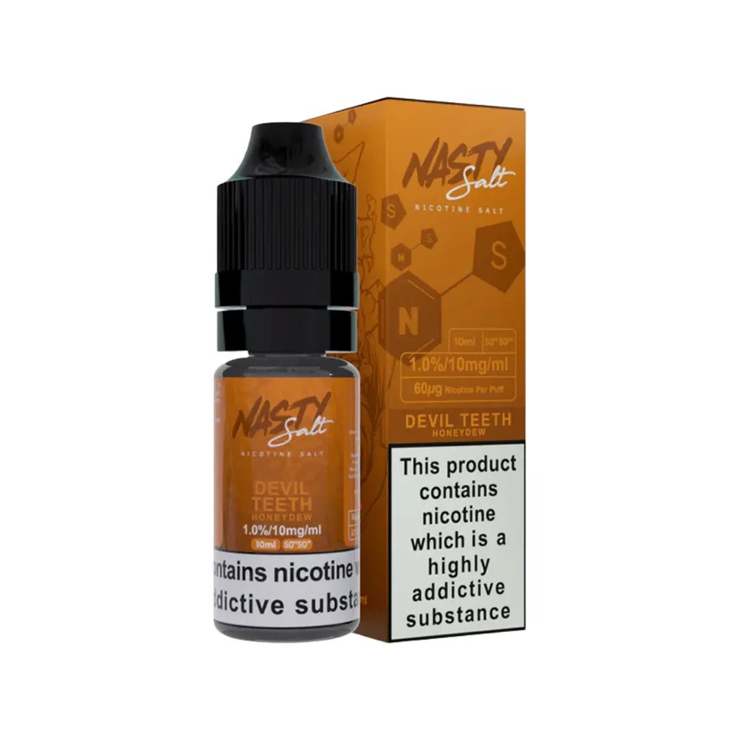 Nasty Salt Devil Teeth Nic Salt E-Liquid 10ml 🔥 CLEARANCE 6 for £10 🔥