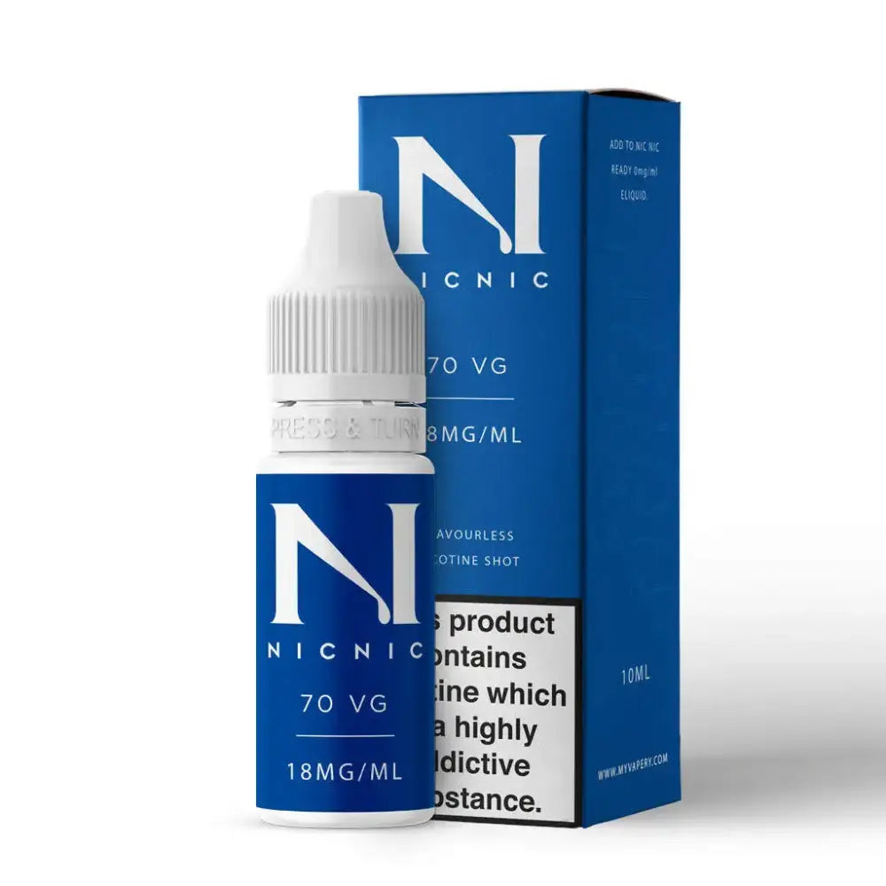 Nic Nic 18mg Nicotine Shot – 70VG