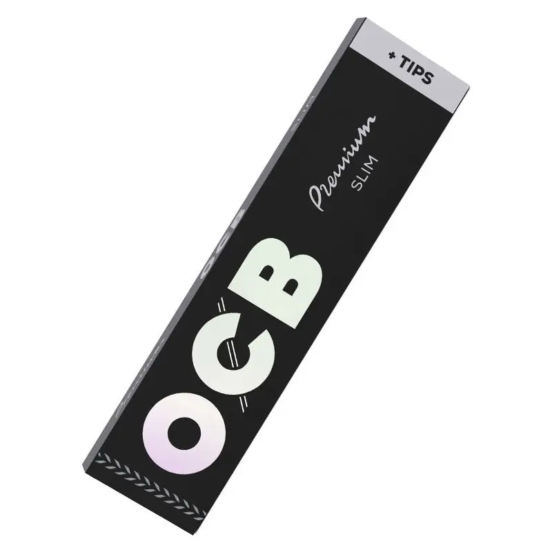 OCB Premium King Size Slim rolling papers and tips booklet