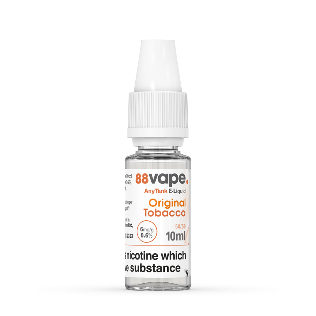 88Vape Original Tobacco Nic Salt E-liquid 10ml - 6mg 88Vape Original Tobacco Nic Salt E-liquid 10ml - 6mg