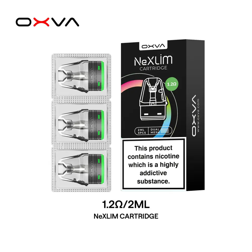 OXVA NeXLIM Refillable Replacement Pods 1.2Ω 2ml (Pack of 3)