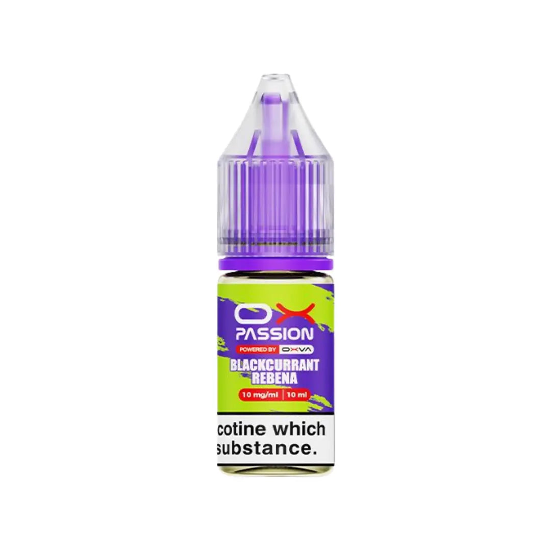 OXVA OX Passion Blackcurrant Rebena Nic Salt E-Liquid 10ml