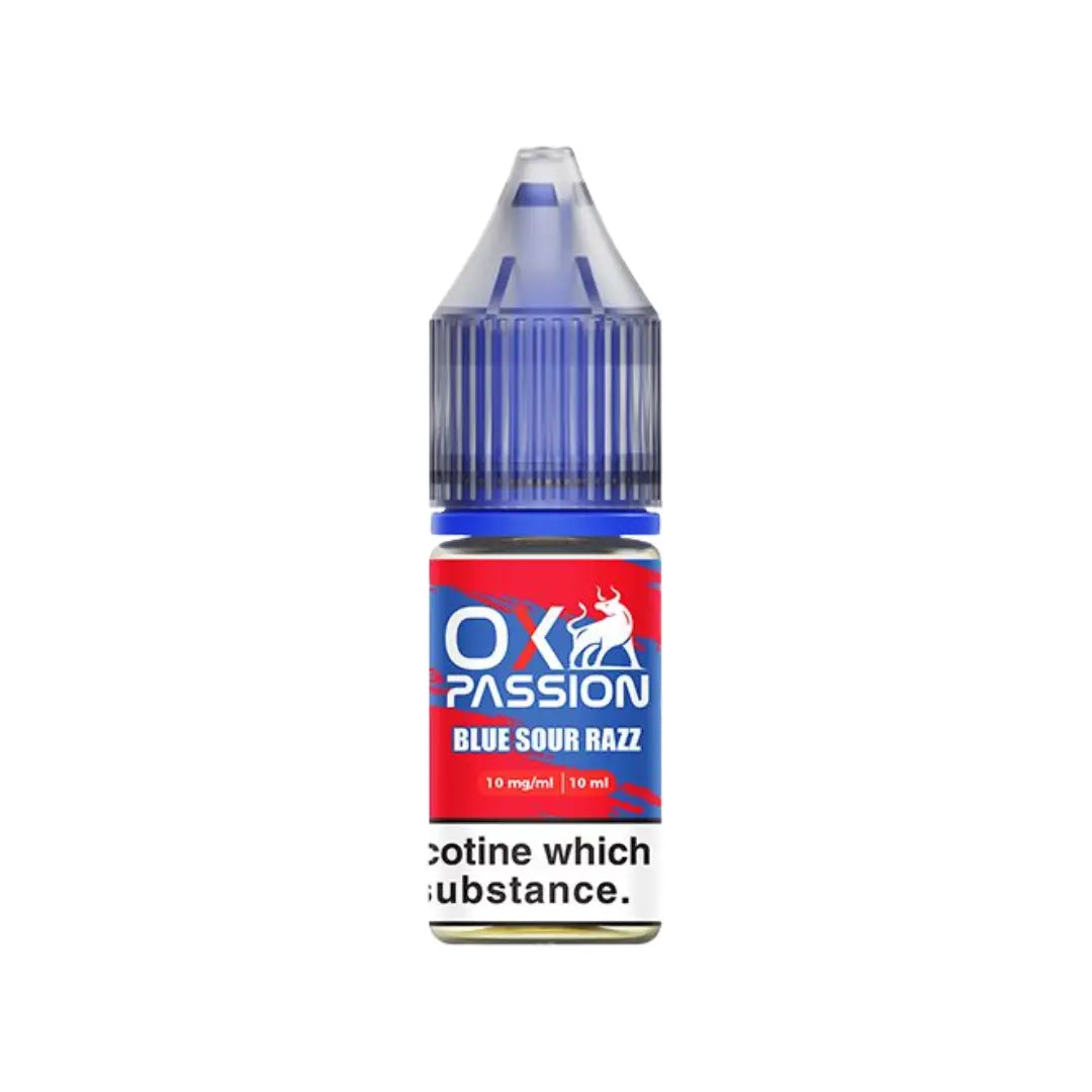 OXVA OX Passion Blue Sour Razz Nic Salt E-Liquid 10ml