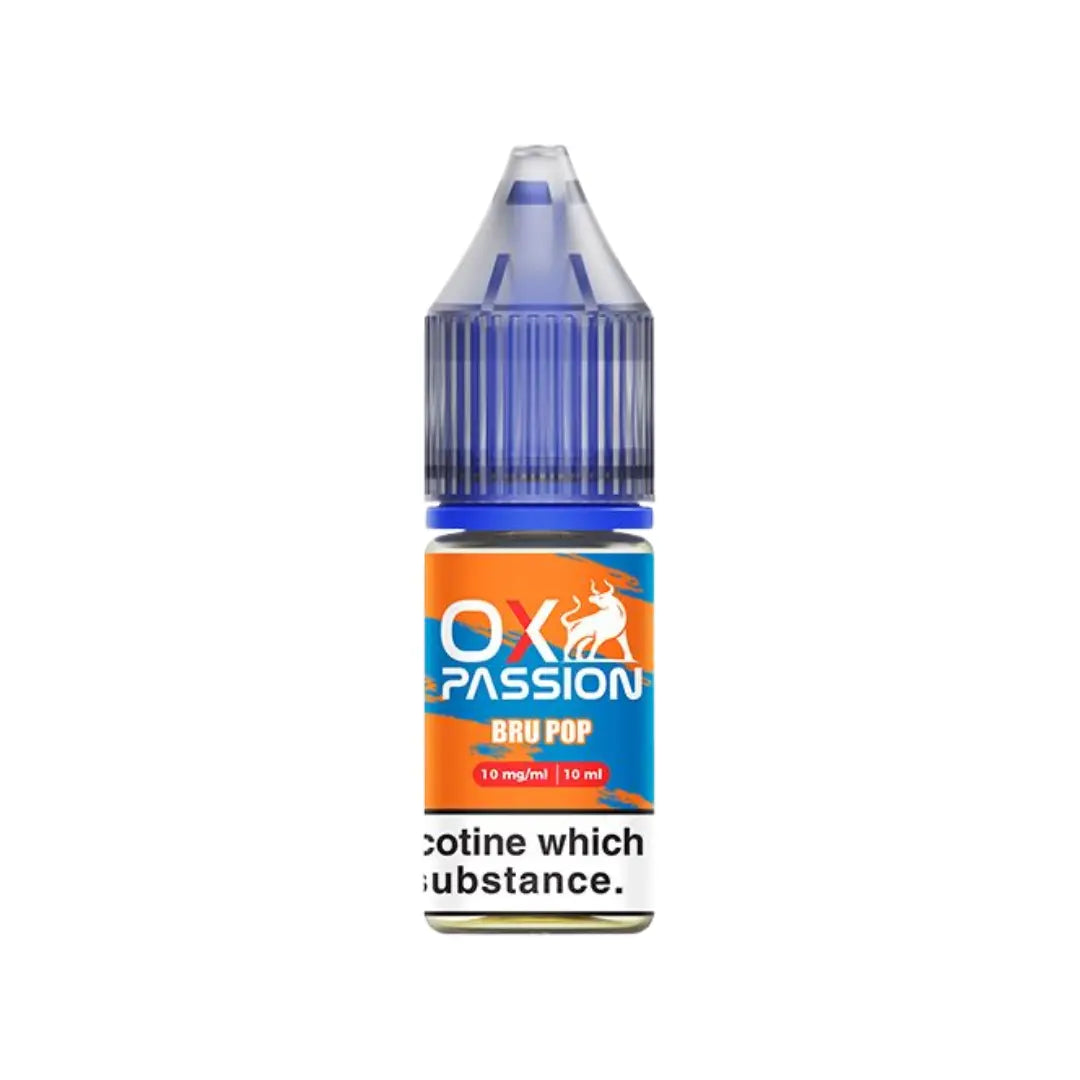 OXVA OX Passion Bru Pop Nic Salt E-Liquid 10ml