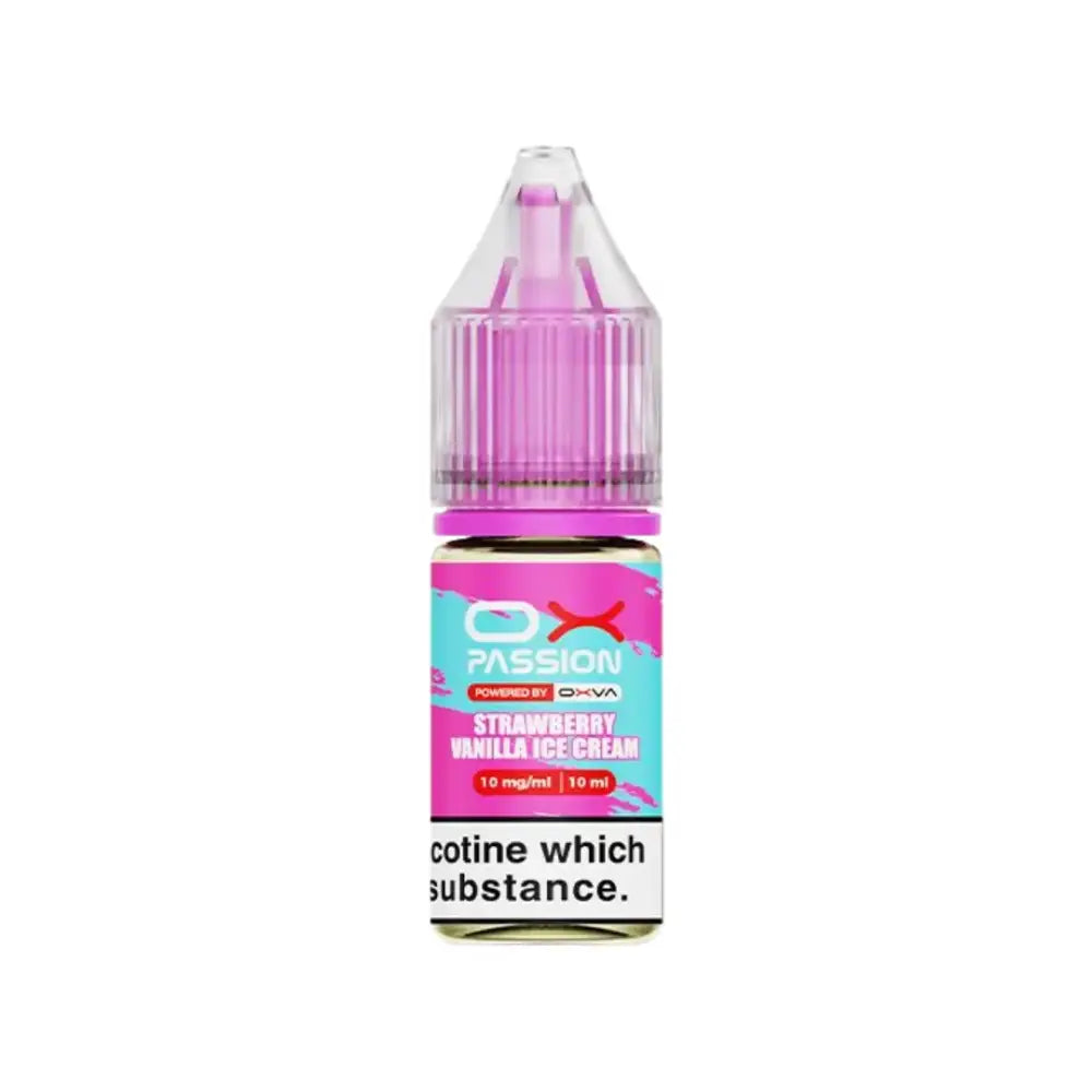 OXVA OX Passion Strawberry Vanilla Ice Cream 20mg Nic Salt E-Liquid 10ml