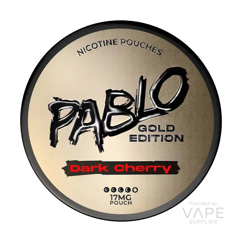 Pablo Dark Cherry Nicotine Pouches – Gold Edition – 17mg per pouch – 20 pouches