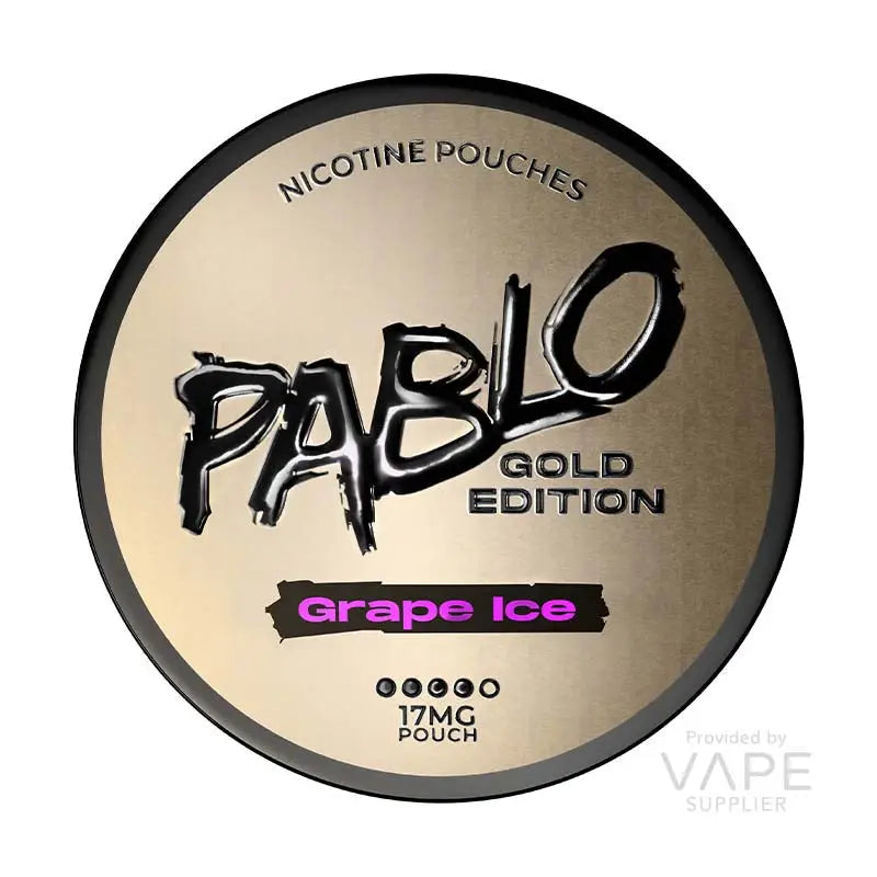Pablo Grape Ice Nicotine Pouches – Gold Edition – 17mg per pouch – 20 pouches