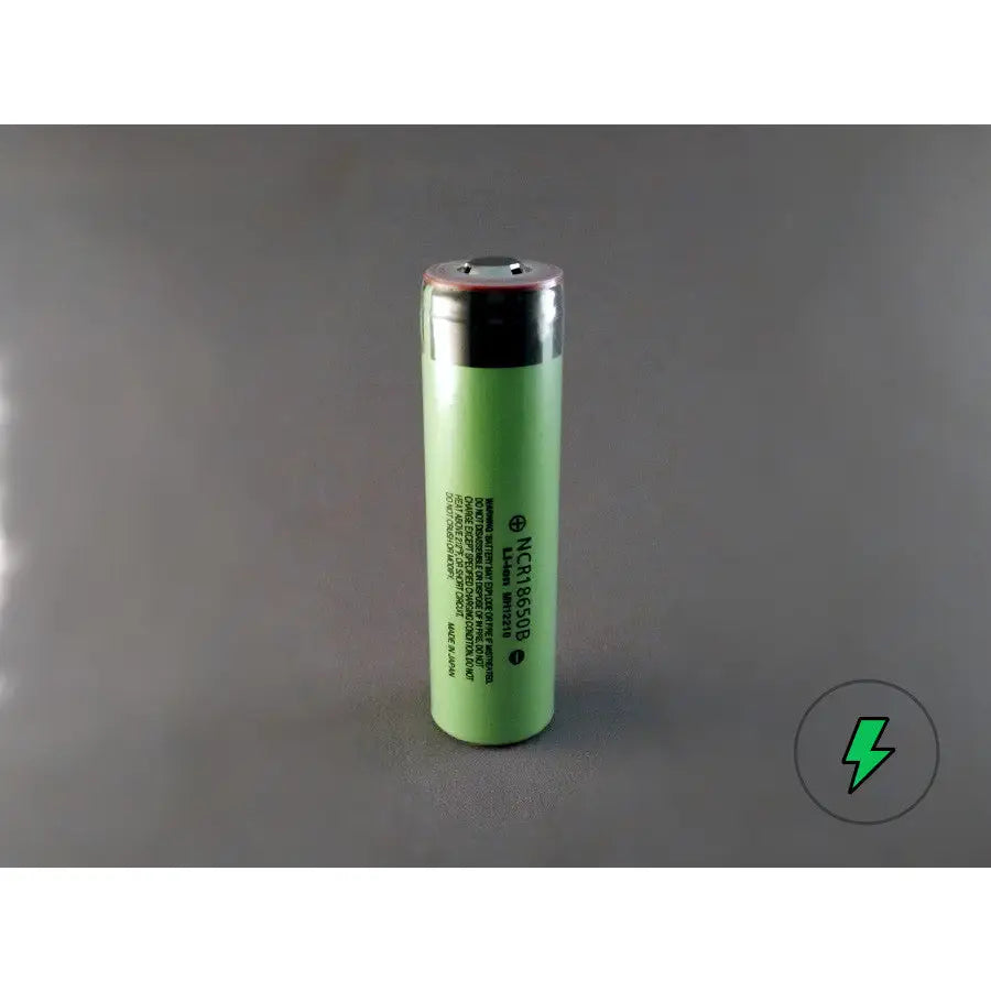 Panasonic NCR18650B 18650 Button-Top Battery – Unprotected
