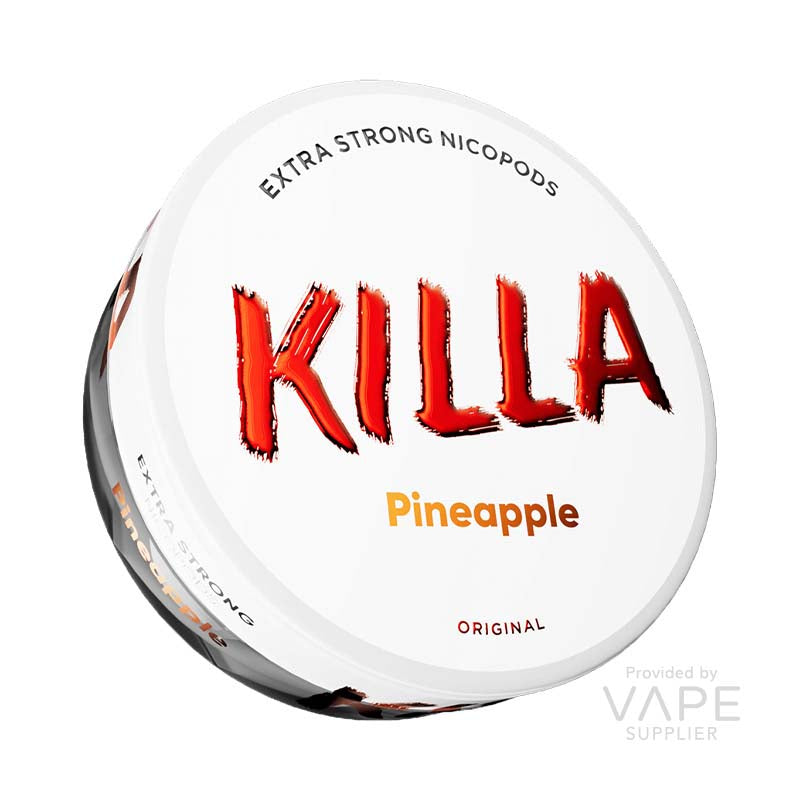 Killa Pineapple Nicotine Pouches – 16.5mg/g (13.2mg per pouch)