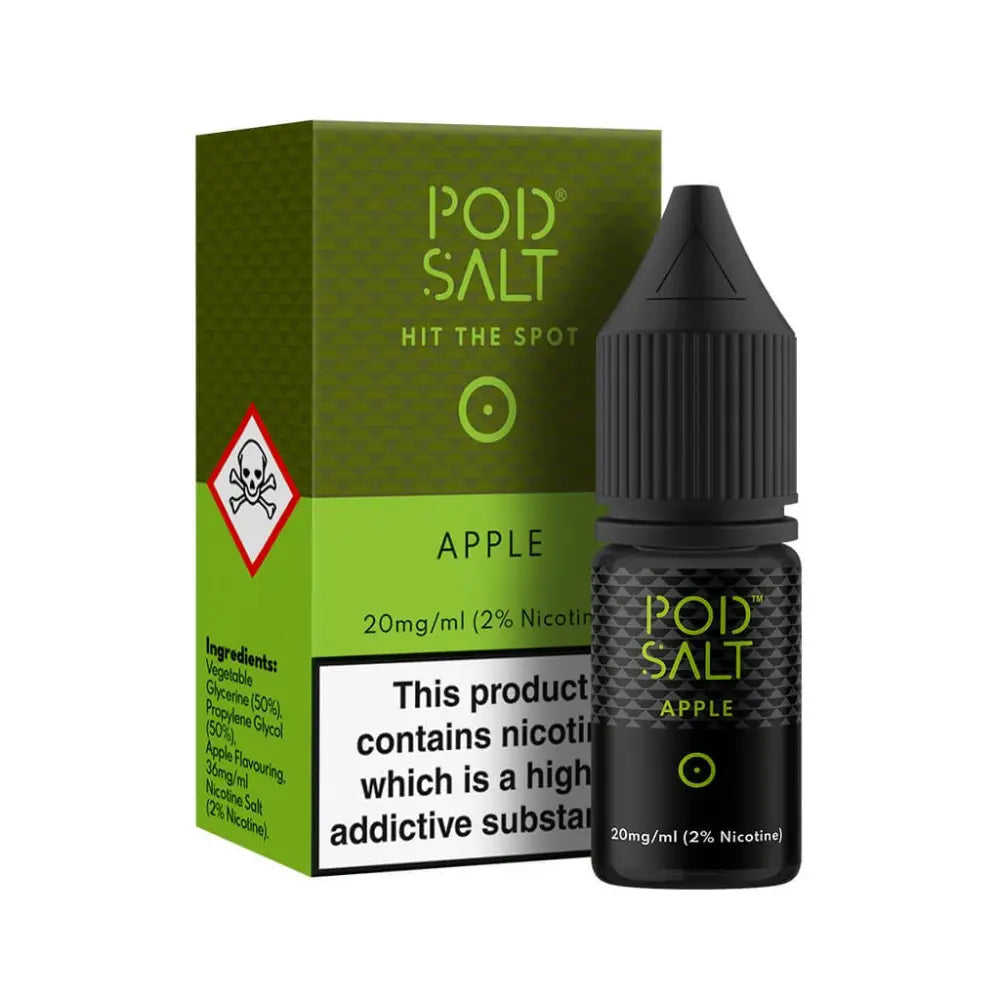 Pod Salt Core Apple 10ml Nicotine Salt E-Liquid | 10 for £14