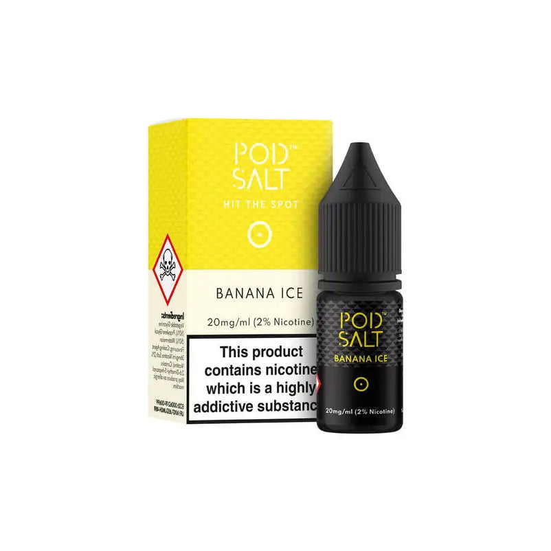 Pod Salt Core Banana Ice 10ml Nicotine Salt E-Liquid | 10 for £14