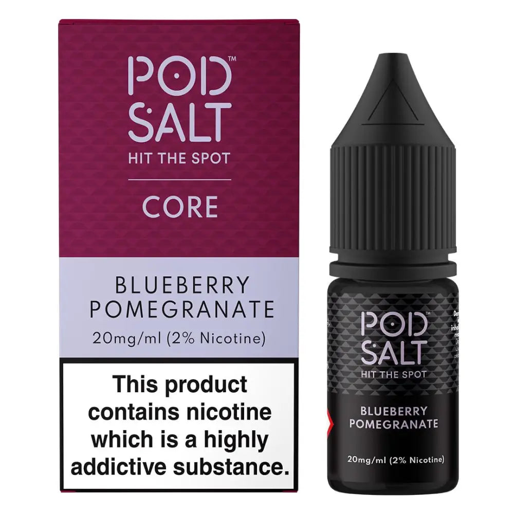 Pod Salt Core Blueberry Pomegranate 10ml Nicotine Salt E-Liquid | 10 for £14