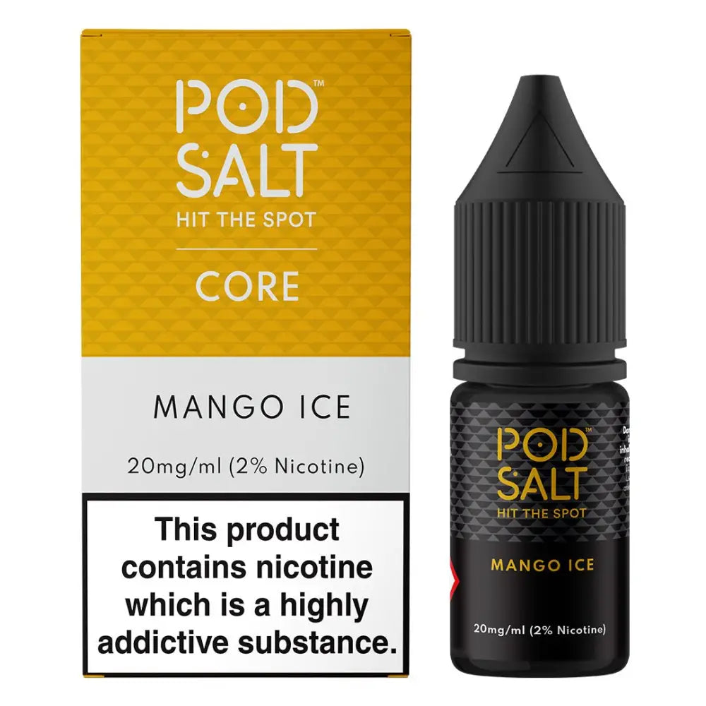 Pod Salt Core Mango Ice 10ml Nicotine Salt E-Liquid | 10 for £14