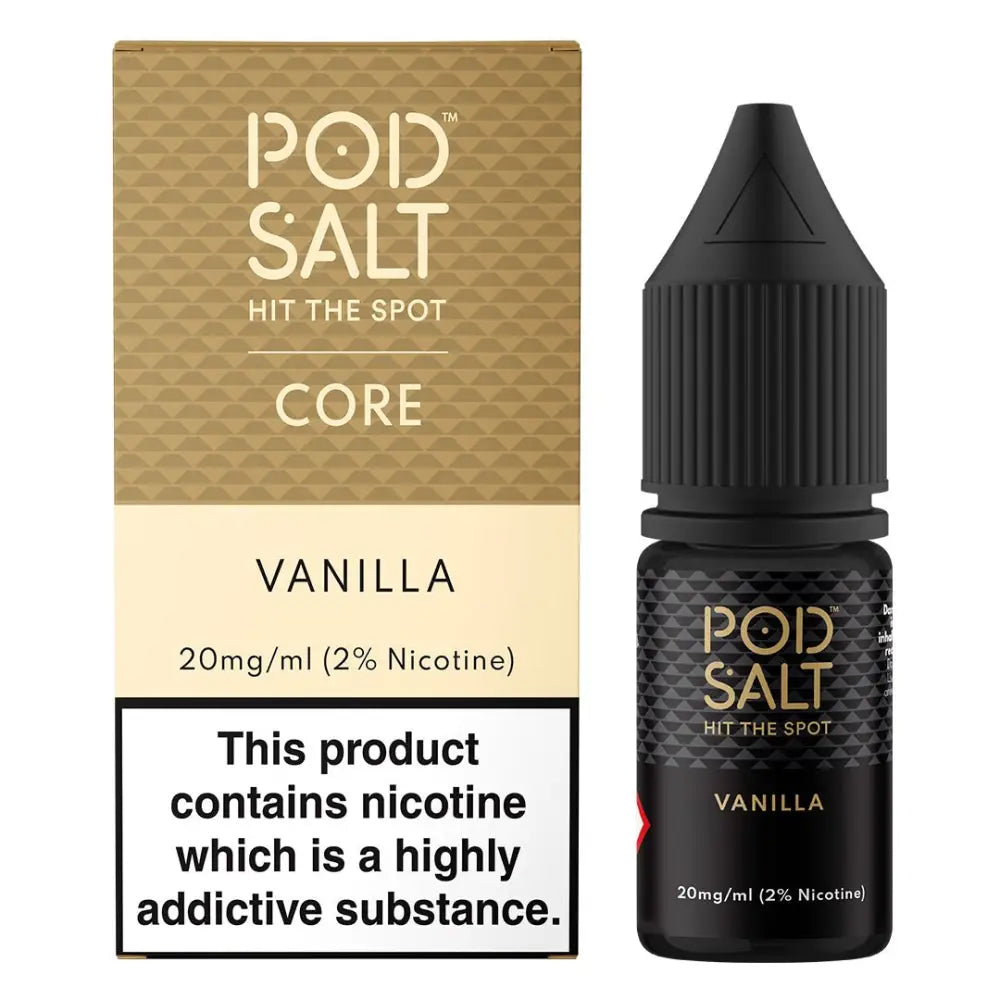 Pod Salt Core Vanilla 10ml Nicotine Salt E-Liquid | 10 for £14