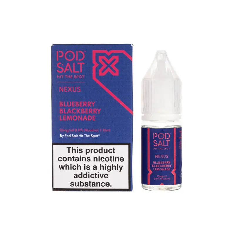 Pod Salt Nexus Blueberry Blackberry Lemonade 10ml Nicotine Salt E-Liquid