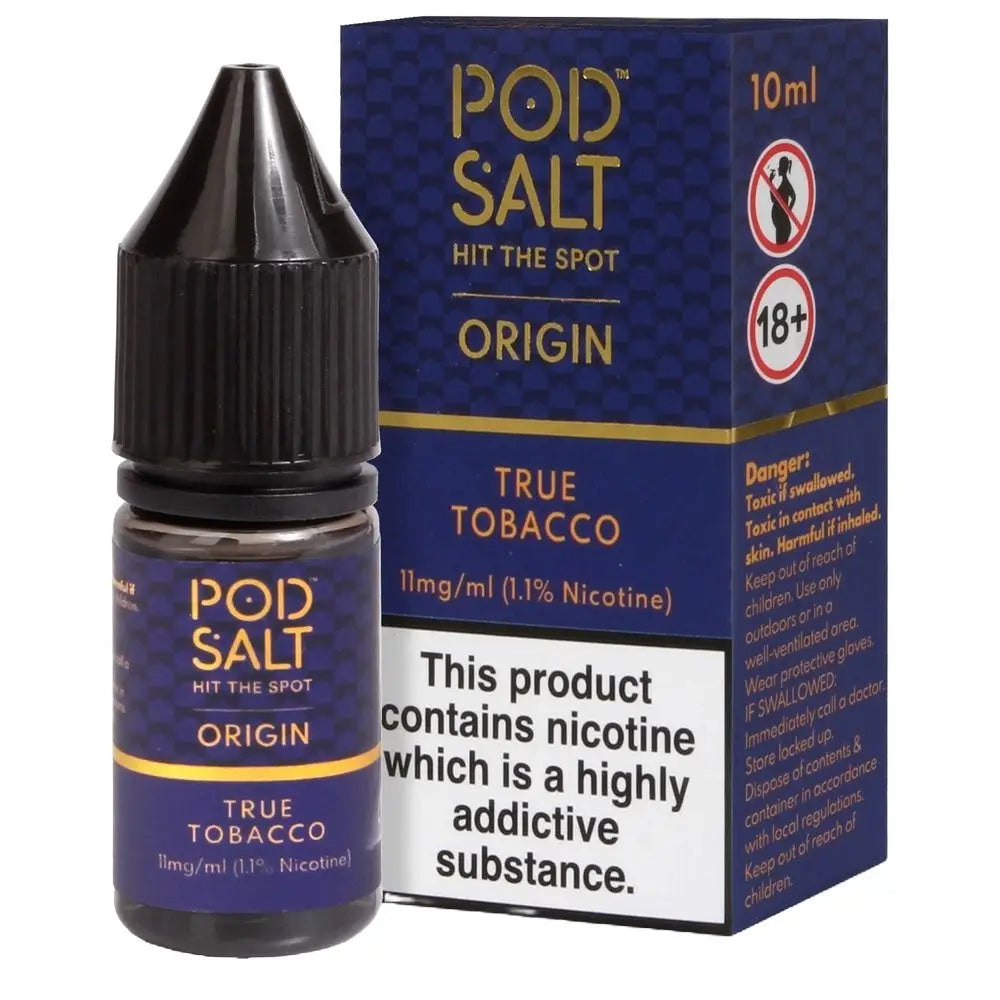 Pod Salt Origin True Tobacco Nic Salt – Box of 10