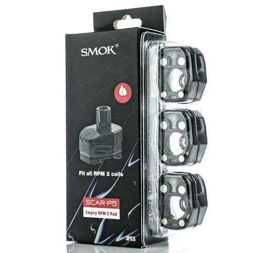 Smok - Scar P5 RPM2 Pods - 2ml - Pack of 3 – retail pod box and pack contents