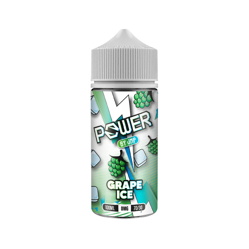 Power by JNP Grape Ice 0mg 100ml Shortfill E-Liquid