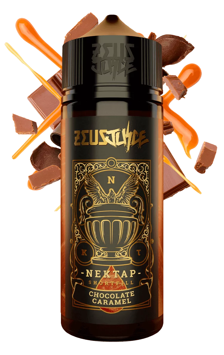 Zeus Juice Chocolate Caramel 100ml Shortfill E-Liquid – 0mg