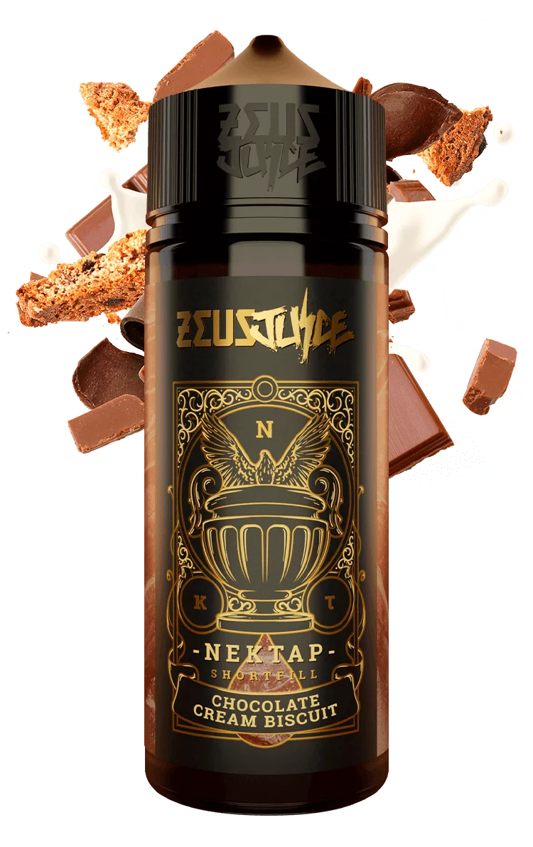 Zeus Juice Chocolate Cream Biscuit 100ml Shortfill E-Liquid – 0mg