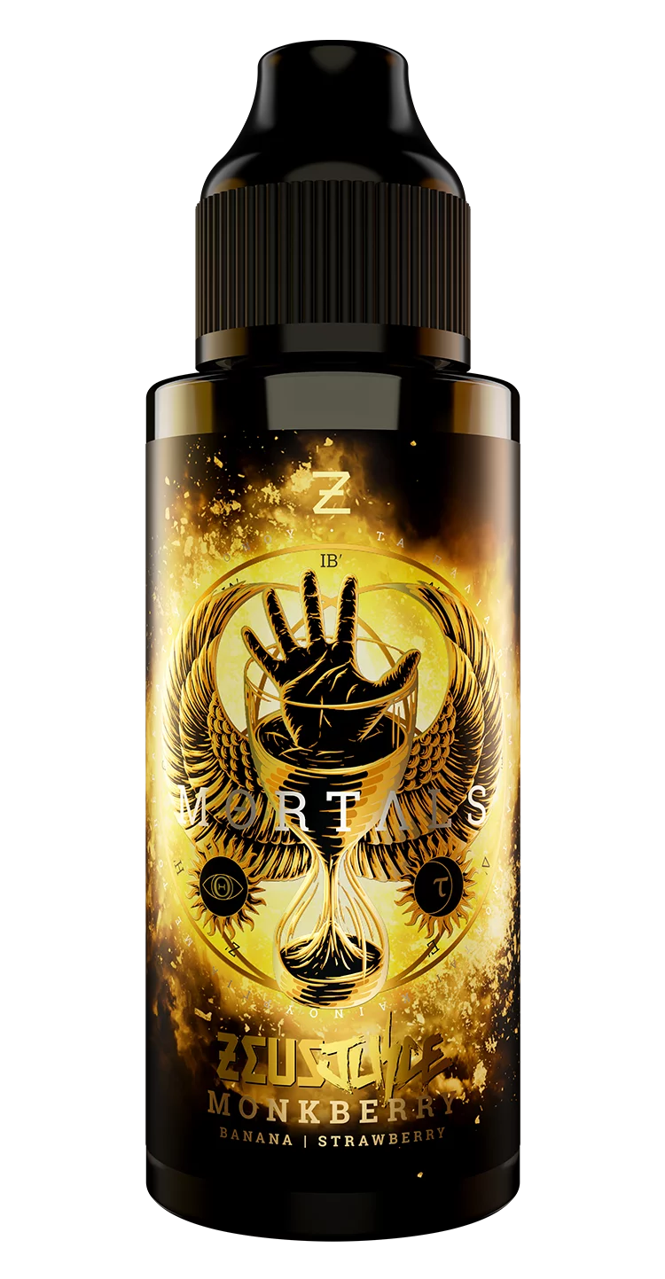 Zeus Juice Mortals Monkberry 100ml Shortfill E-Liquid – 0mg