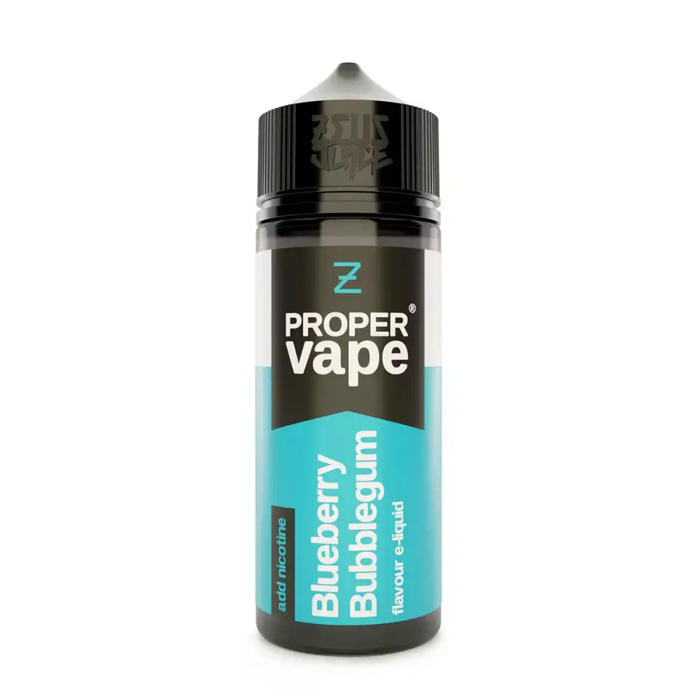 Proper Vape Blueberry Bubblegum 100ml Shortfill E-Liquid – 0mg | 10 for £35