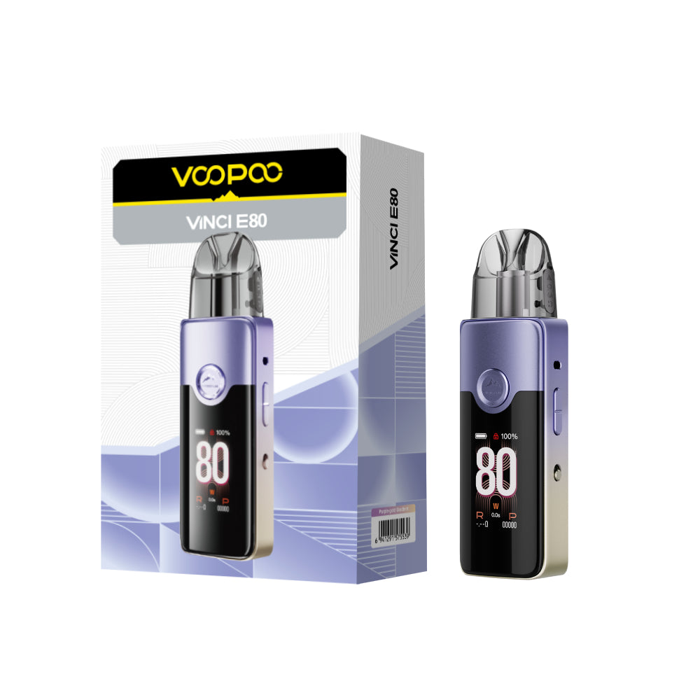 VOOPOO VINCI E80 Pod Vape Kit – Purple Gold Gradient