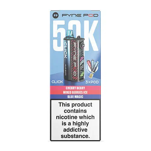 Pyne Pod Click 50K Prefilled Pod Vape Kit – 20mg | 3 for £24.95