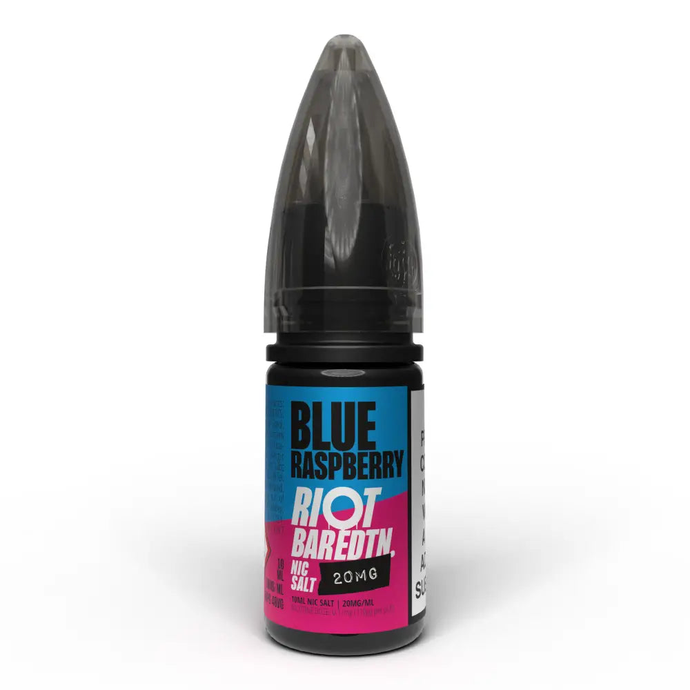 Riot Squad Bar Edition Blue Raspberry Nic Salt E-Liquid 10ml bottle – 20mg