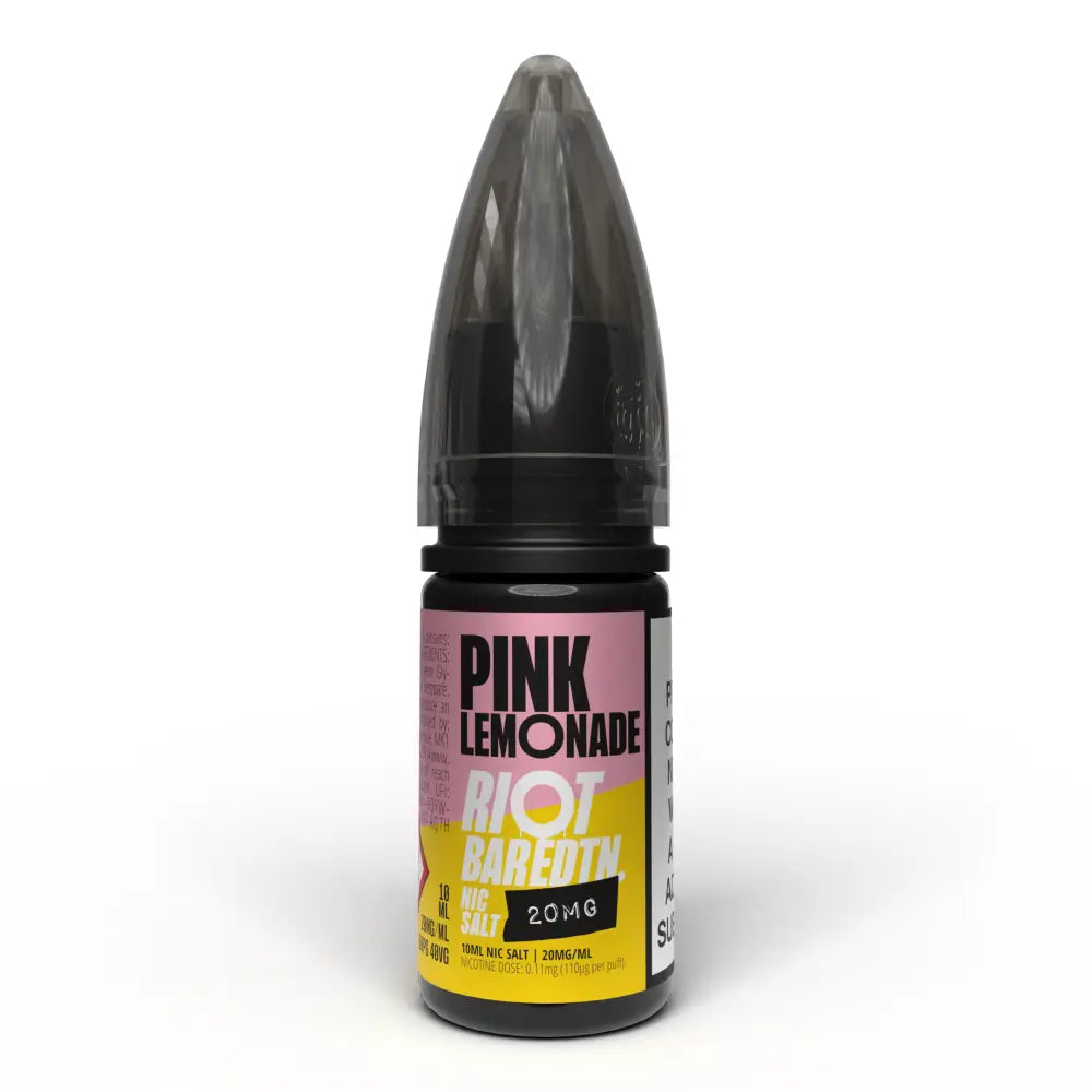 Riot Squad Bar Edition Pink Lemonade Nic Salt E-Liquid 10ml bottle – 20mg