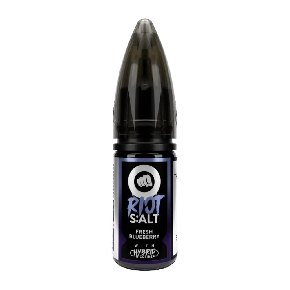 Riot Salt Classic Edition Fresh Blueberry Hybrid Nic Salt E-Liquid 10ml bottle – 5mg