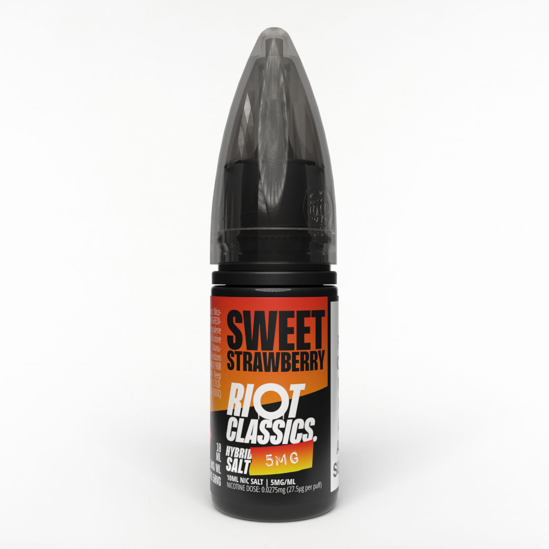 Riot Salt - Sweet Strawberry Hybrid Nic Salt E-liquid 10ml - 5mg