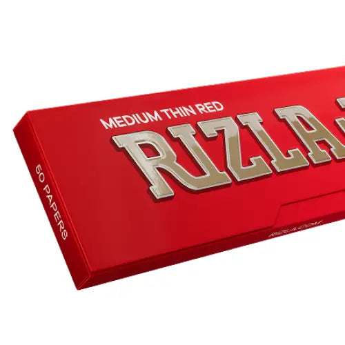 Rizla Red Regular medium-thin rolling papers 50 leaves pack