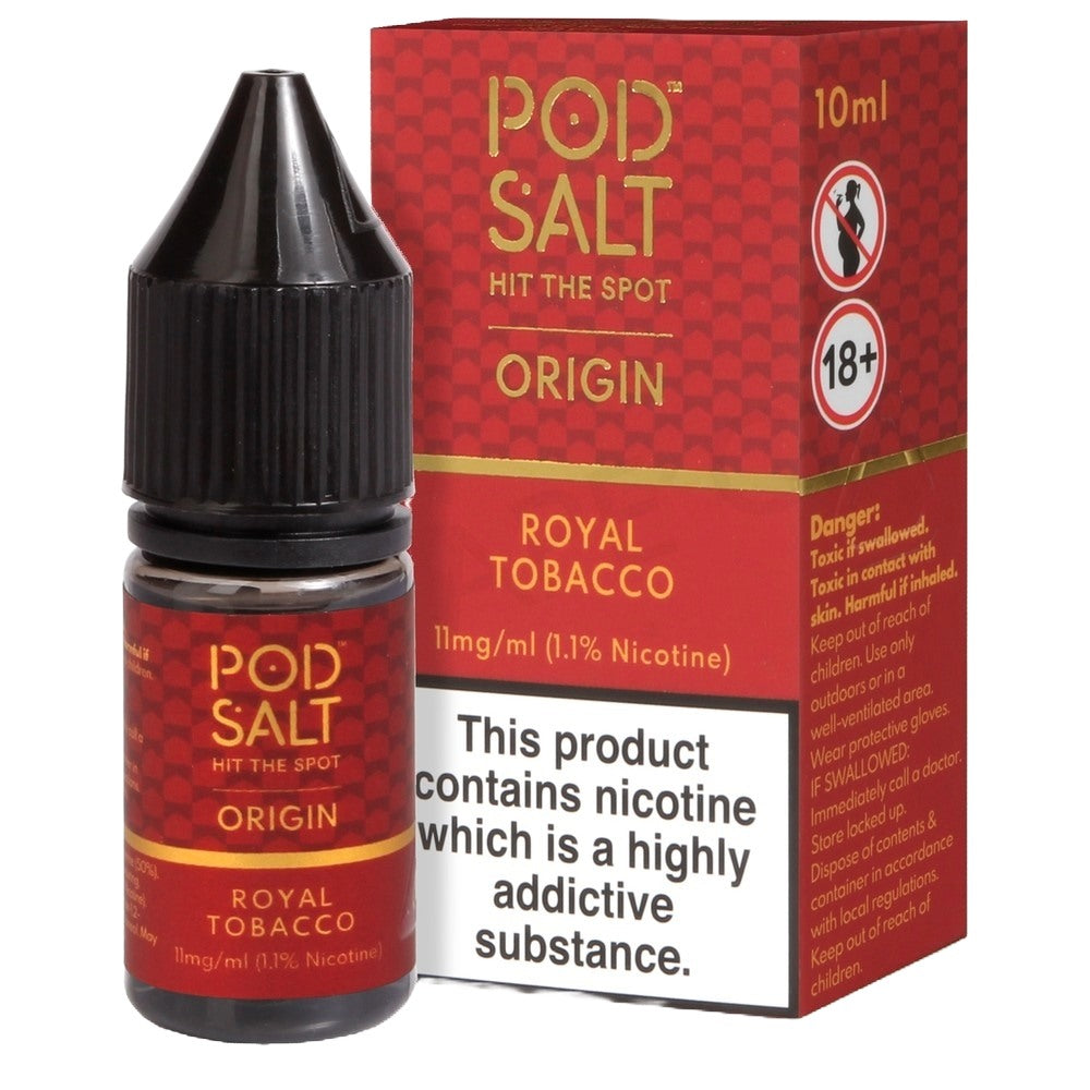 Pod Salt Origin Royal Tobacco Nic Salt – Box of 10