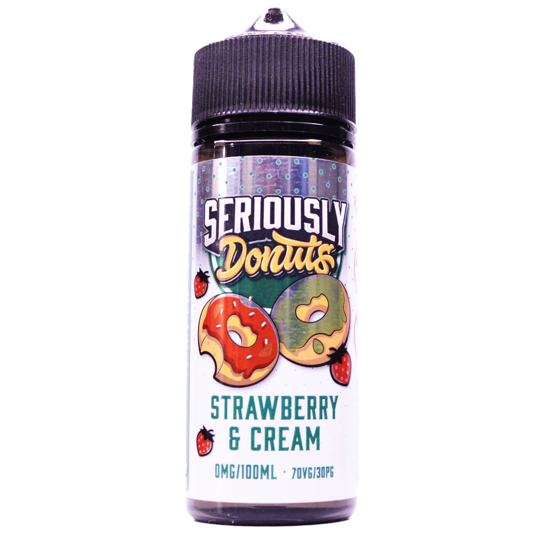 Seriously Donuts Strawberry & Cream 0mg 100ml Shortfill E-Liquid