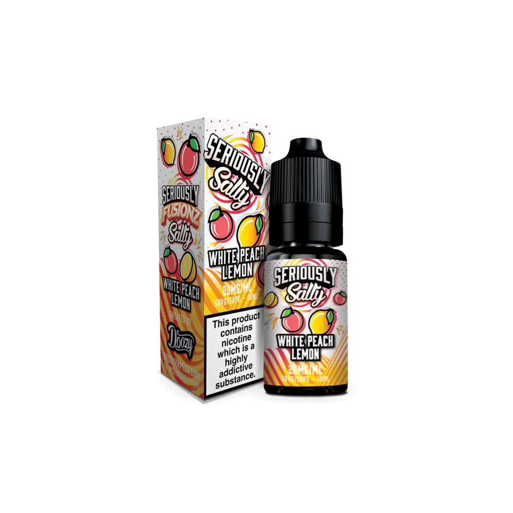 Seriously Fusionz White Peach Lemon 10ml bottle